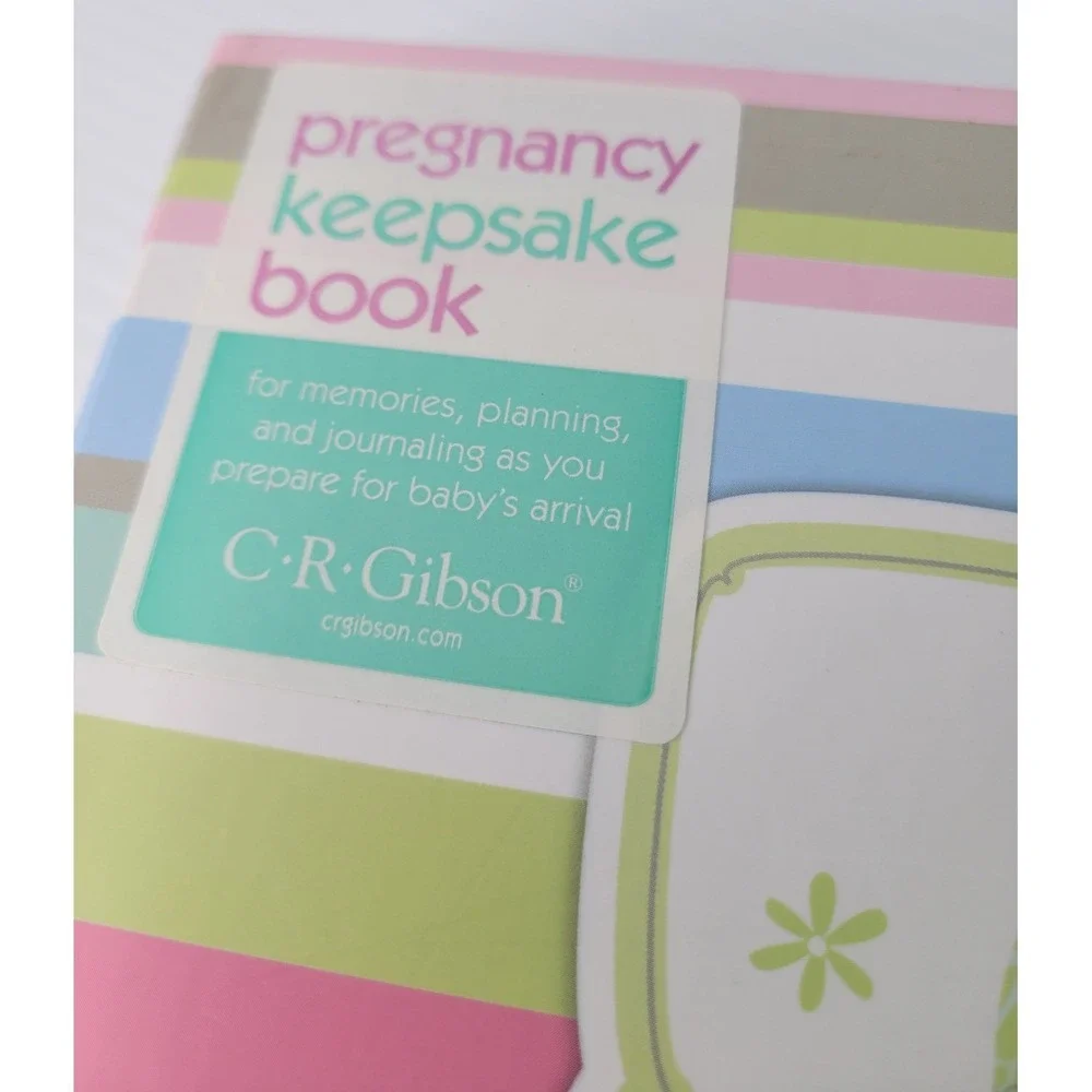 C.R. Gibson‎ Pregnancy Journal Multi Stripe Robin Zingone Memory Book